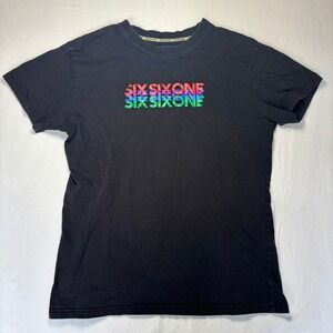 SixSixOne‎ 661 Graphic Tee Mens XL Black Spectrum Short Sleeve Shirt BMX MTX
